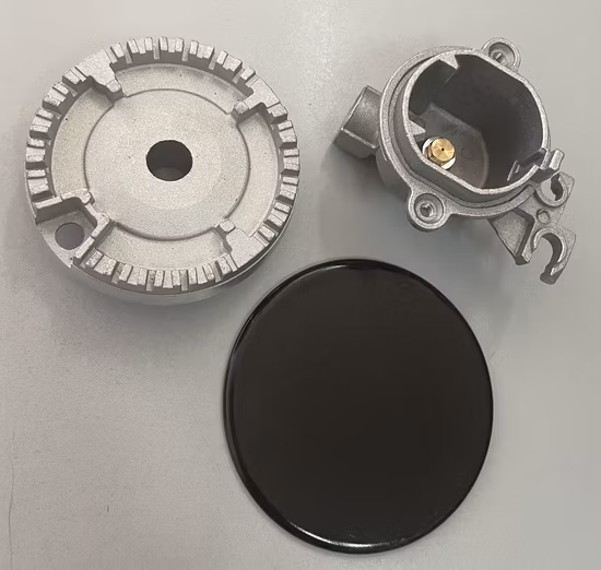 Piano in vetro con doppio bruciatore di lusso costruito